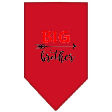 MIRAGE PET PRODUCTS Big BroTher Screen Print BandanaRed Large 66-199 LGRD